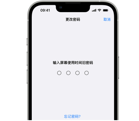 会泽iPhone屏幕维修分享iPhone屏幕使用时间密码忘记了怎么办 