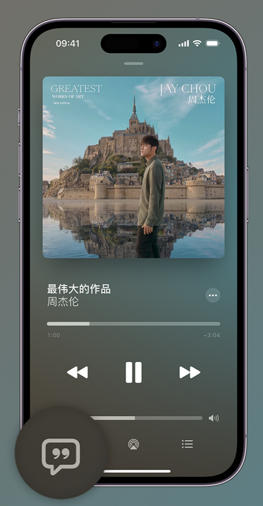 会泽iphone维修分享如何在iPhone上使用Apple Music全新唱歌功能 