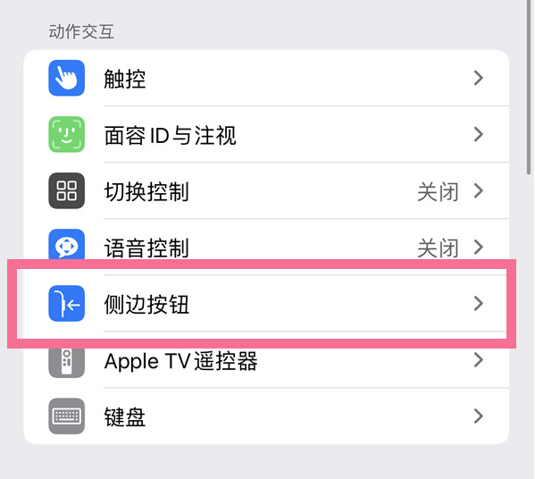 会泽苹果14维修店分享iPhone14 Plus侧键双击下载功能关闭方法 