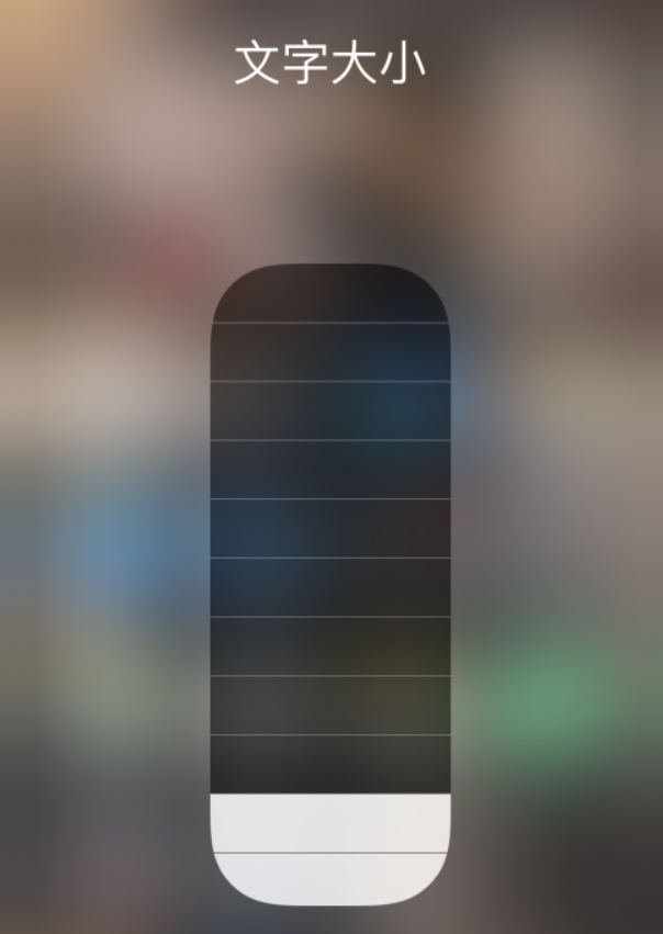 会泽苹果手机维修分享小技巧：在 iPhone 控制中心快速调节字体大小 